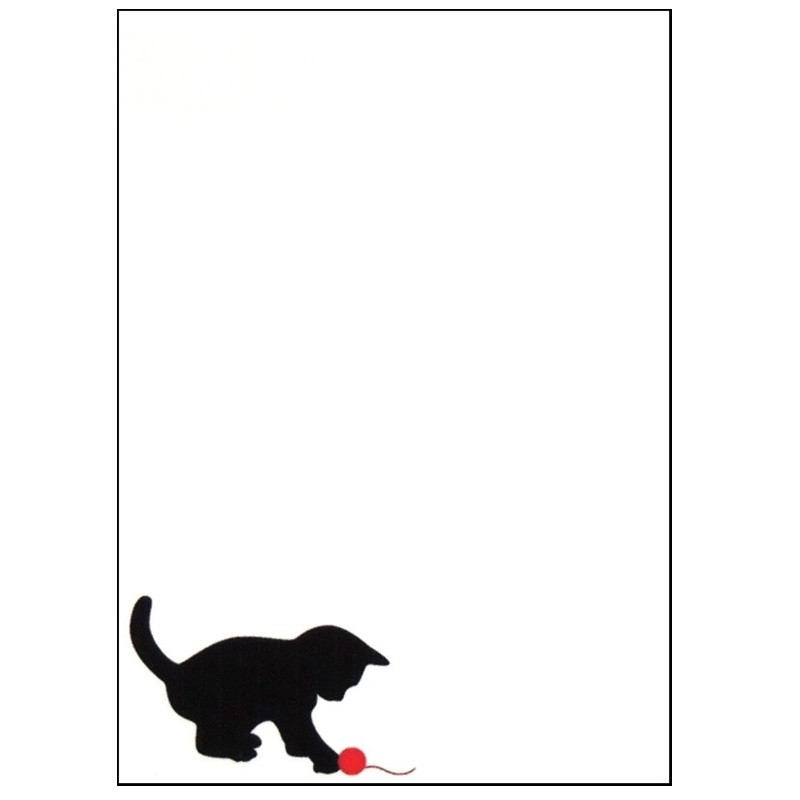 Gato Preto - Porta Recados de Geladeira