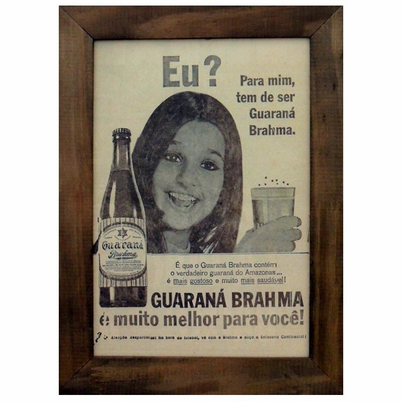 Guaraná Brahma - Quadros Retrô