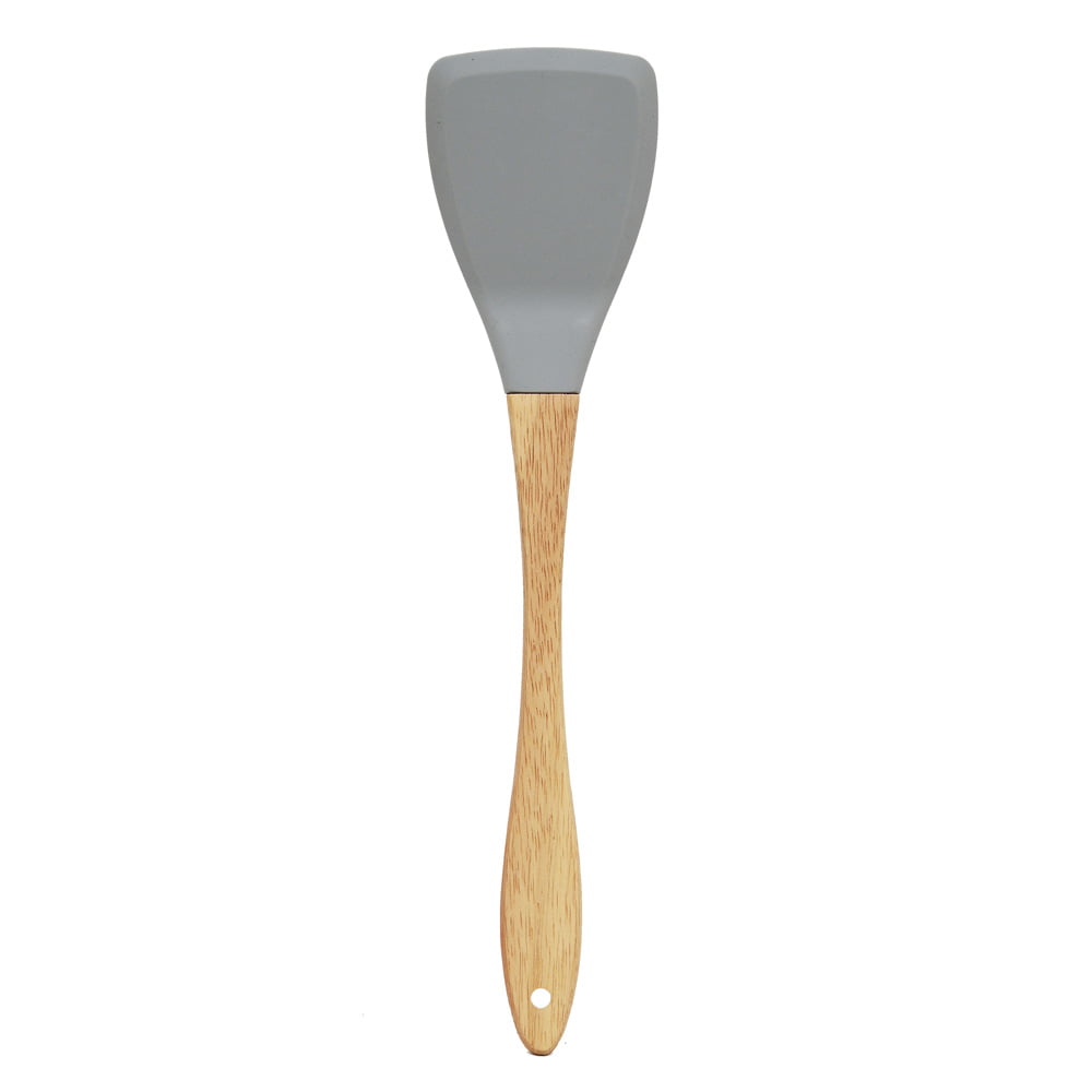 Summer - Colher Quadrada de Silicone e Bambu