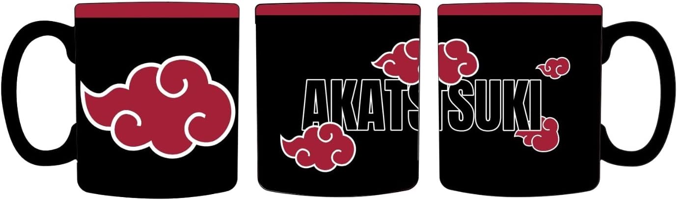 Nuvens - Caneca Naruto Akatsuki - Azzurium Decorações e Presentes Criativos