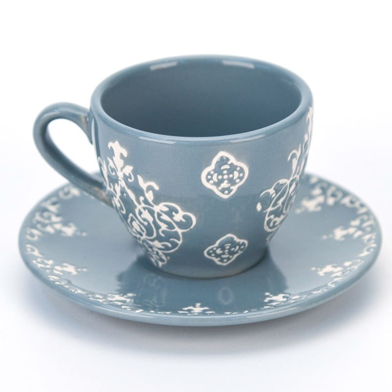 Turquia - Conjunto de Chá Bule + 2 Xícaras - Azzurium Decorações e