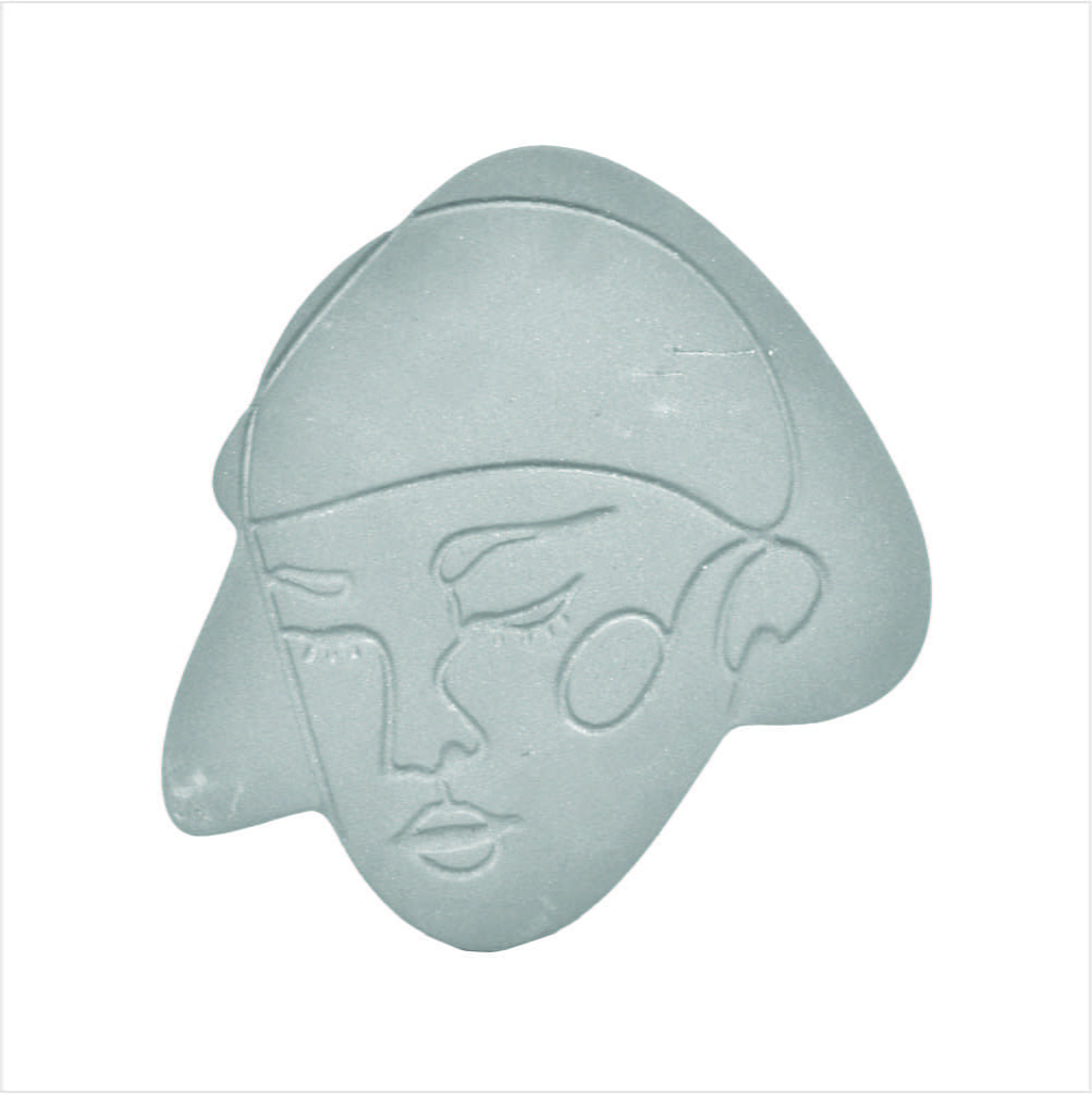 Face Dandara - Adorno de Parede em Cimento