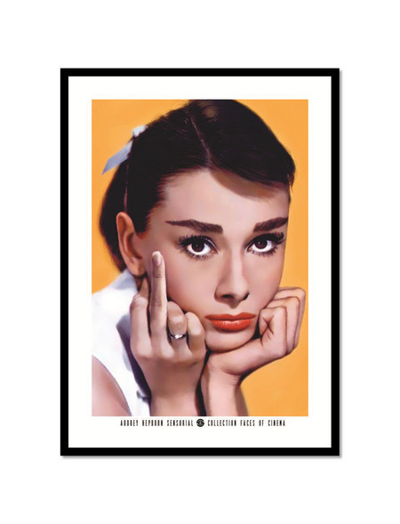 Audrey Hepburn - Poster com Moldura
