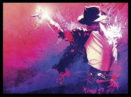 Michael Jackson - Poster com Moldura