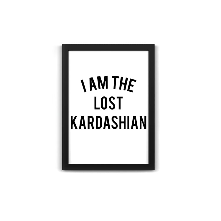 Lost Kardashian - Quadro Divertido