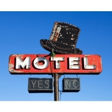 Placa de Motel - Yes / No - Quadro Retrô