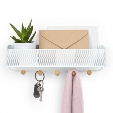 (2 por R$ 150,00) Estique - Porta Chaves e Organizador Branco