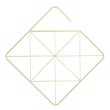 Pendant Square - Cabide Organizador de Lenços e Cachecóis Quadrado Dourado