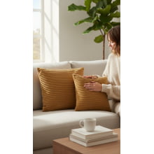 Duo Minder - Kit com 2 Almofadas Texturizadas (1- 45x45 cm e 1- 45x60 cm)