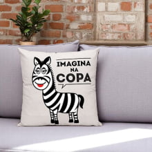Imagina na Copa - Almofada (Com Enchimento)