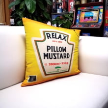 Relax Mustard - Almofada com Enchimento
