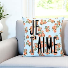 Je T'aime - Almofada (Com Enchimento)