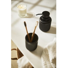 Canelado Duo - Kit para Banheiro com 2 Peças em Cimento
