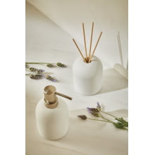 Pure Bianco - Saboneteira e Difusor para Banheiro