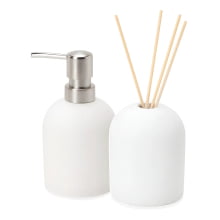 Pure Bianco - Saboneteira e Difusor para Banheiro