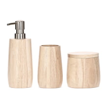 Summer - Kit Para Banheiro com 3 Peças em Madeira