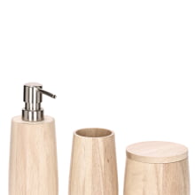 Summer - Kit Para Banheiro com 3 Peças em Madeira