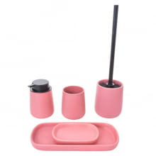 Tati - Kit Para Banheiro com 5 Peças em Ceramica