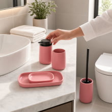 Tati - Kit Para Banheiro com 5 Peças em Ceramica