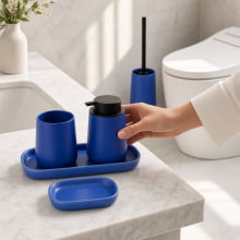 Tati - Kit Para Banheiro com 5 Peças em Ceramica