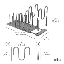 Peggy - Organizador Extensível para Utensílios de Cozinha