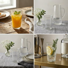Prisma Athena - Kit com 6 copos Long Drink em Vidro 475ml