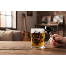 Rock & Cerveja - Caneco com Campainha 400 ml