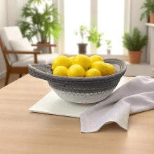 Braid - Cesta Decorativa de Fibra Média