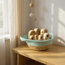 Braid - Cesta Decorativa de Fibra Pequena