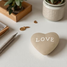 Coração Love - Decor 3D em Cimento