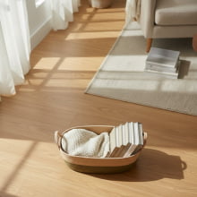 Duocolor - Cesta Decorativa de Fibra Média