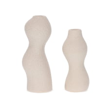 Eco da Alvorada- Kit com 2 Castiçais em Ceramica P e G