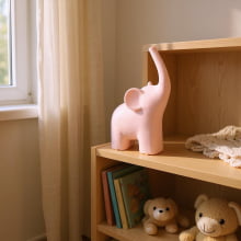 Elefante - Escultura Nude em Cerâmica