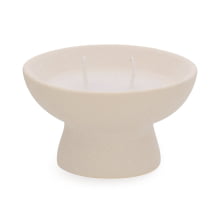 Gourmet Essence Off-White - Kit com 2 Velas em Ceramica P e G
