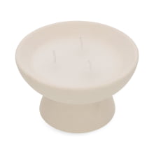 Gourmet Essence Off-White - Kit com 2 Velas em Ceramica P e G
