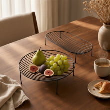 Industrial - Centro de Mesa / Fruteira em Metal