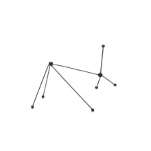 Lines - Estatueta Geométrica  Constelação 46x6 cm