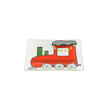 Locomotiva - Bandeja de Vidro em Vidro