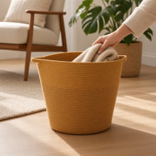 Oroma - Cesta Decorativa de Fibra Alta