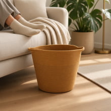 Oroma - Cesta Decorativa de Fibra Alta