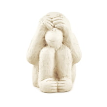 Sábios - Kit com 3 Estatuas em Cimento Surdo, Mudo e Cego