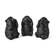 Sábios - Kit com 3 Estatuas em Cimento Surdo, Mudo e Cego