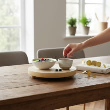 Summer - Centro de Mesa Com Pézinhos em Madeira