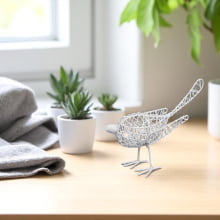 Passarinho Decorativo - Branco