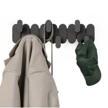 Tempo 6 - Cabideiro de Parede com 6 ganchos