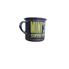 Mini's Coffee Co. Azul - Tamanho M - Caneca de Metal