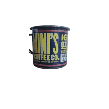 Mini's Coffee Co. Azul - Tamanho M - Caneca de Metal