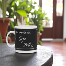 Lousa Recados - Caneca Divertida com Giz