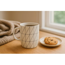 Oslo - Caneca em Porcelana Branca 295 ml