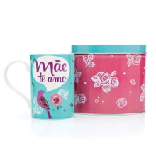 Mãe te amo - Caneca em Ceramica na Lata 